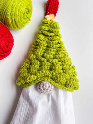 Christmas Tree Towel Topper