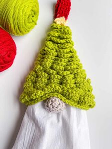 Christmas Tree Towel Topper