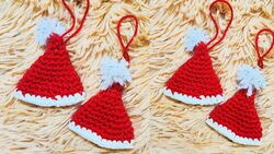 Mini Santa Hat Ornament