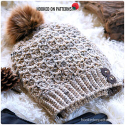 Landsowne Toque Free Crochet Pattern - Sport, Dk, & Worsted!