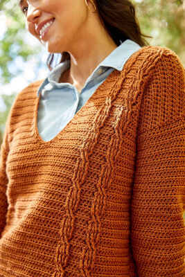 Cabled Pullover