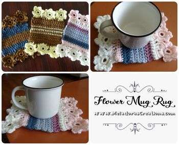 Flower Mug Rug