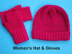 Woman's Alpine Beanie & Gloves