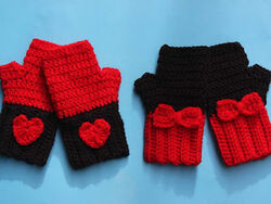 Valentines Gift Woolen Gloves