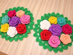 Rose Flowers Table Mat