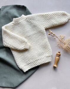 Herringbone Moss Sweater