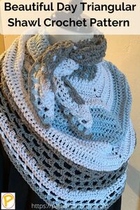 Beautiful Day Triangular Shawl