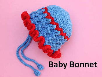 Crystal Waves Baby Bonnet