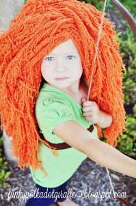 Princess Merida Costume Wig 