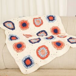 Bullseye Motif Blanket