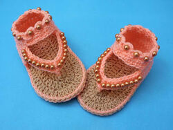 Stylish Baby Pearl Flap Sandals