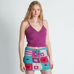 Regent Part Granny Square Skirt