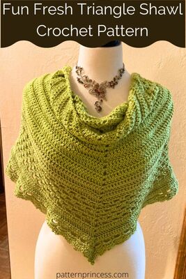 Fun Fresh Triangle Shawl