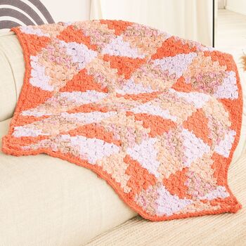 Two Tone Diamonds Blanket