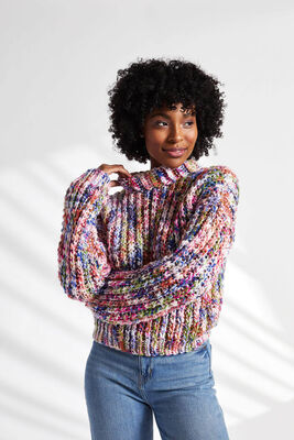 Crinkle Rib Pullover