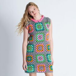 Granny Square Dress