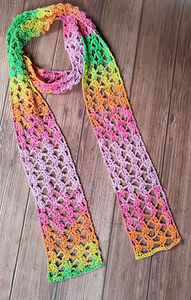 Spring Crochet Scarf