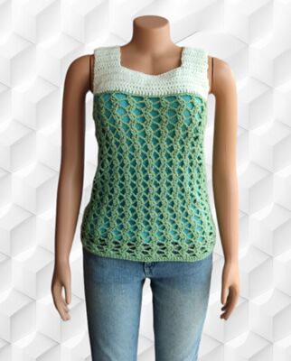 Crochet Lacy Summer Top