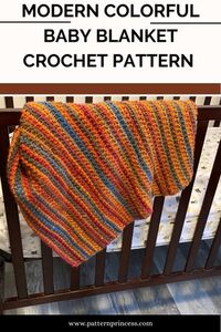 Modern Colorful Baby Blanket