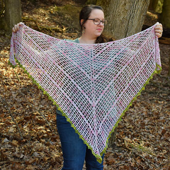 Cotton Candy Sky Shawl