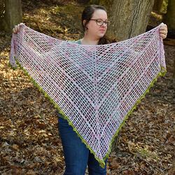 Cotton Candy Sky Shawl
