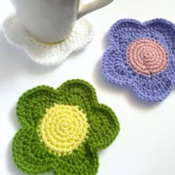 Retro Flower Coasters