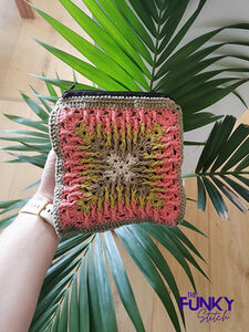 Granny Square Coin Purse