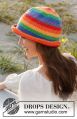 Double Rainbow Hat