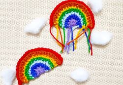 Super Easy Rainbow Applique