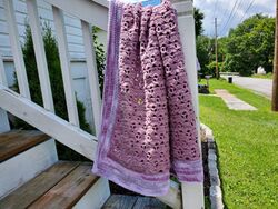French Lilacs Baby Blanket