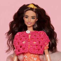 Mini Me Cardigan for a Barbie Doll