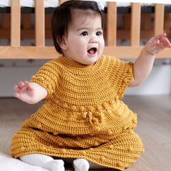 Candy Corn Dress Set PATTERN ONLY Crochet Sizes: 0-3 Month, 3-6 Month, 6-9  Month, 9-12 Month, 12-18 Month, 18-24 Month 