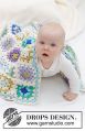 Garden Squares Baby Blanket