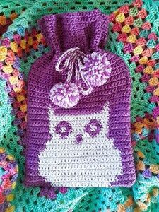Owl Hot Water Bottle Cover