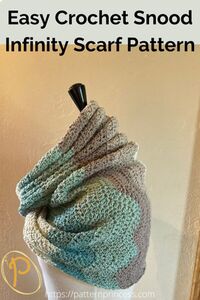 Easy Crochet Snood Infinity Scarf