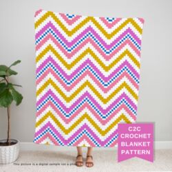 C2C Chevron Blanket