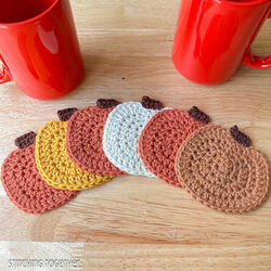 Pumpkin Coasters