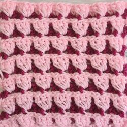 Crochet 3D Cluster Stitch Tutorial & Video