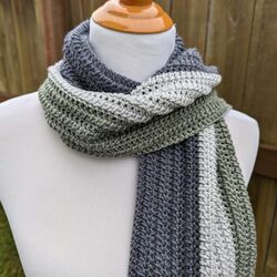 Simple Puff Scarf