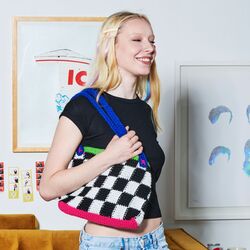 Fun to Make Checkered Tote