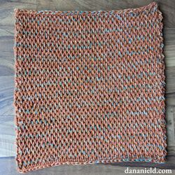 Tunisian Full Stitch Dishcloth