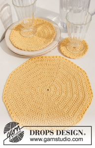 Lunch in the Sun - Coaster, Place mat and Table mat
