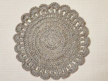 Farmhouse Rustic Round Jute Placemat