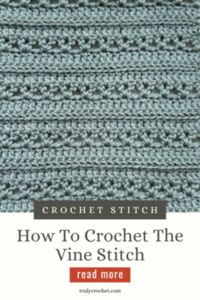 How To Crochet The Vine Stitch