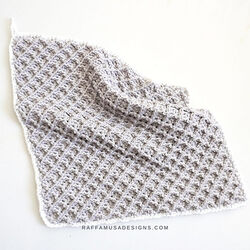 C2C Waffle Stitch Dishcloth