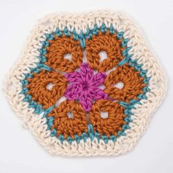 How to Make the  African Flower Hexagon