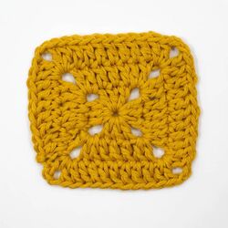 How To Crochet A Solid Granny Square