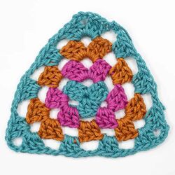 How To Crochet A Triangle Granny Square