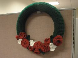 Christmas Rose Wreath