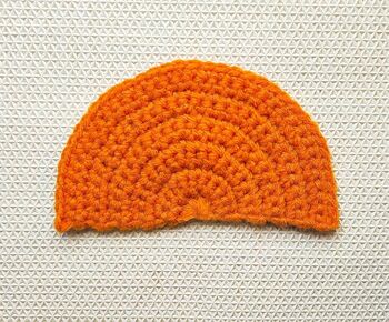 How to Crochet Perfect Semi Circle With Single Crochets